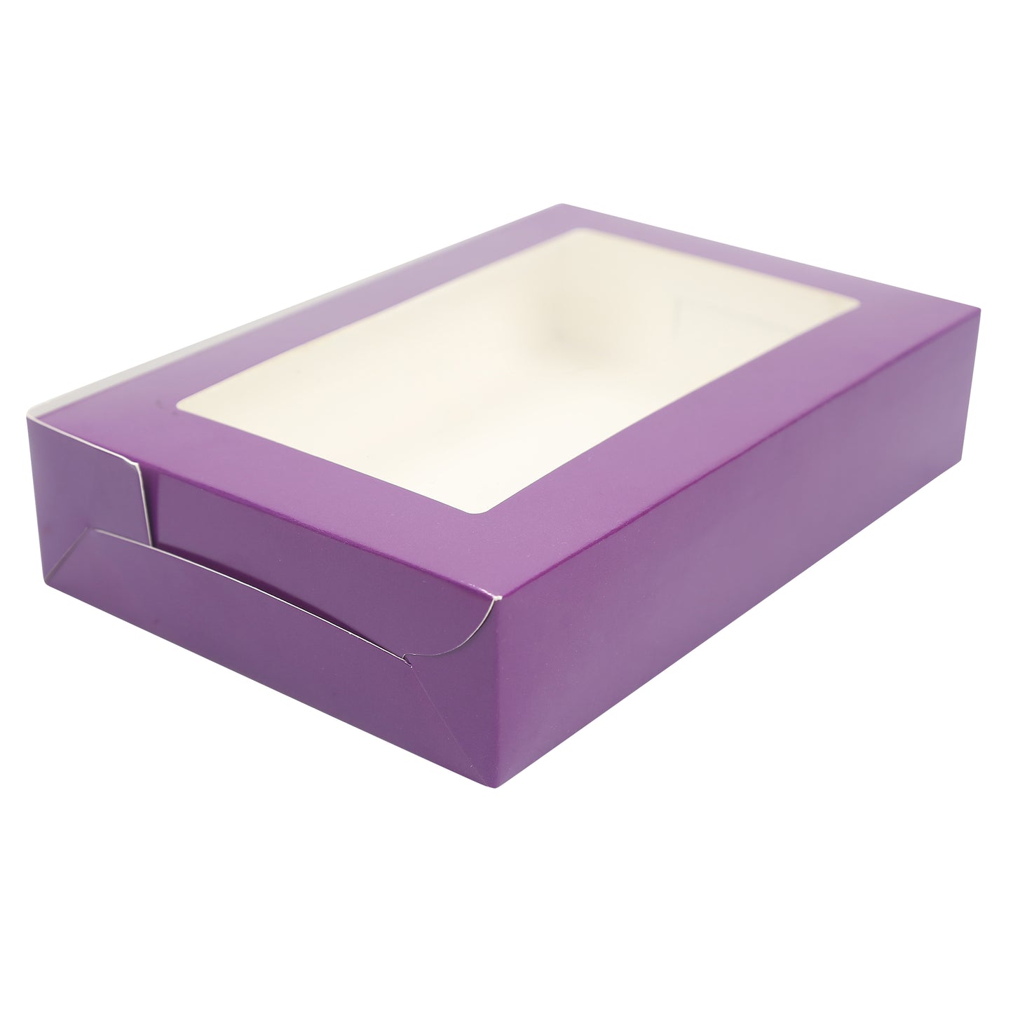 6 Brownie Box - PURPLE