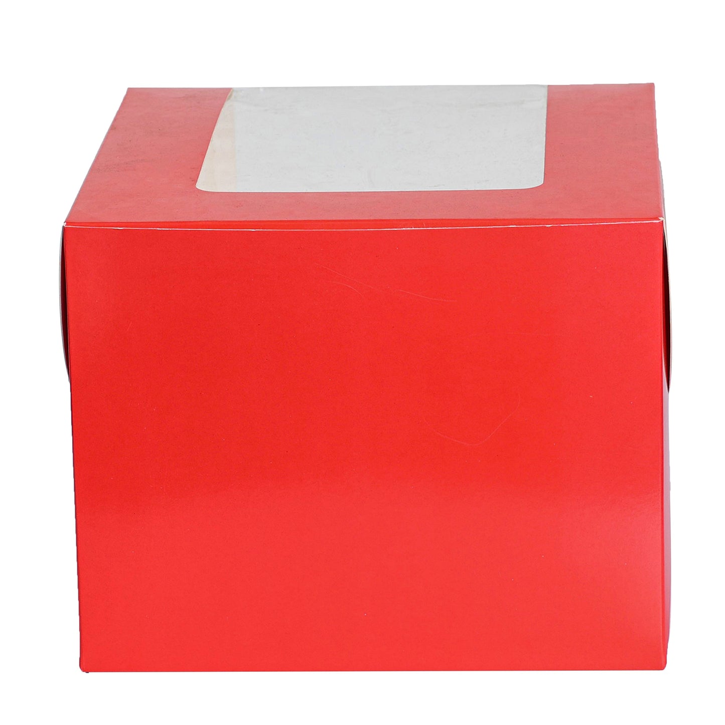 Tall Cake Box 10x10x8 inches- RED