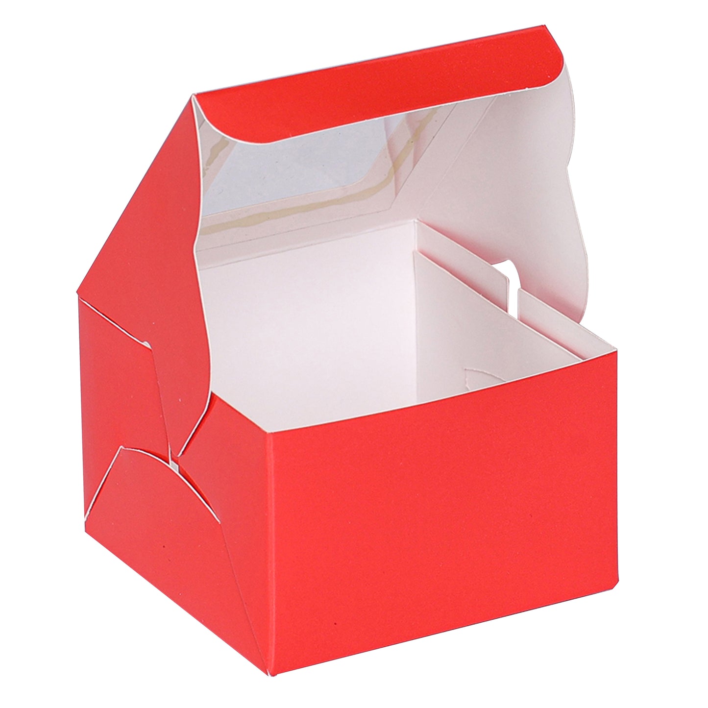 4 CupCake Box - RED