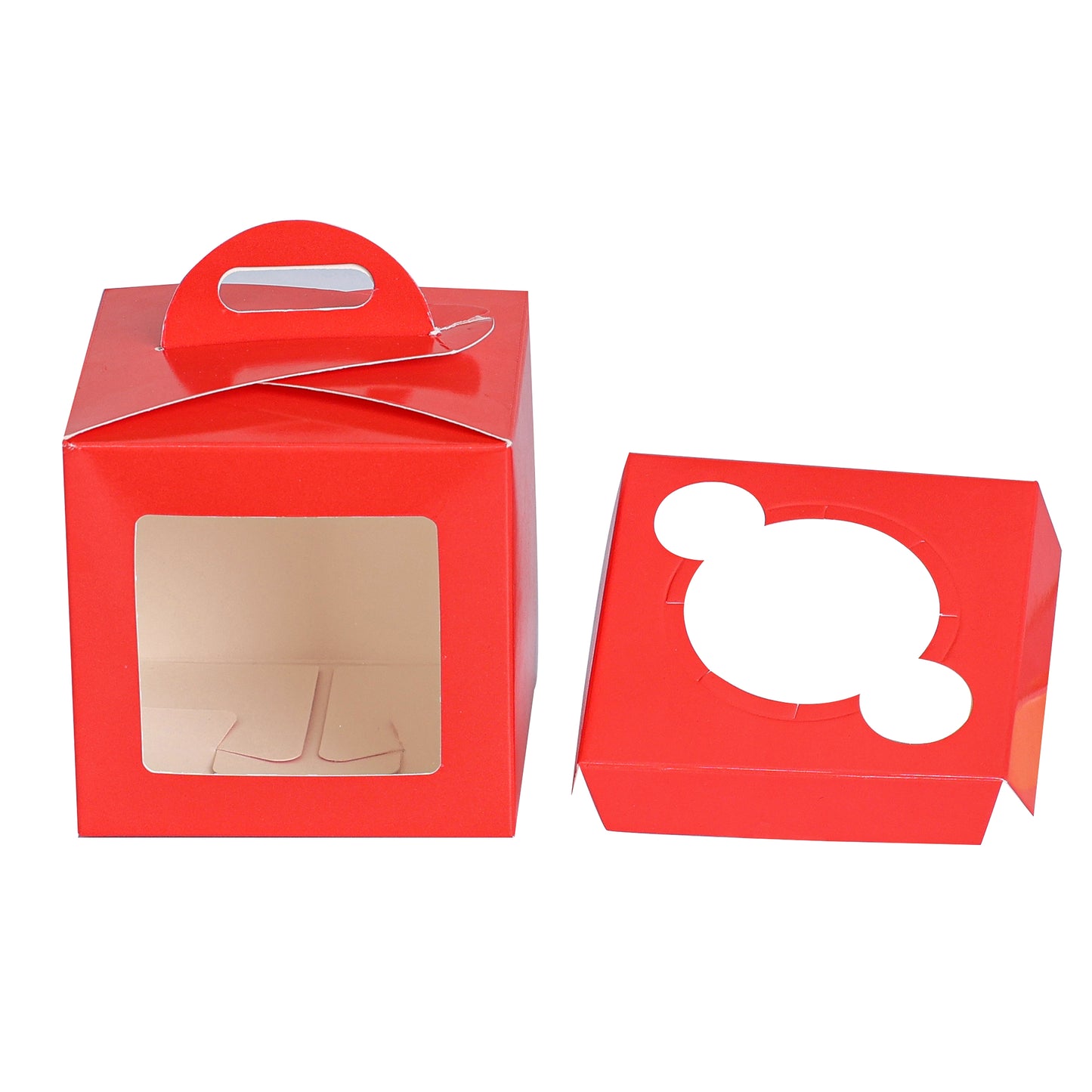 1 CupCake Box - RED