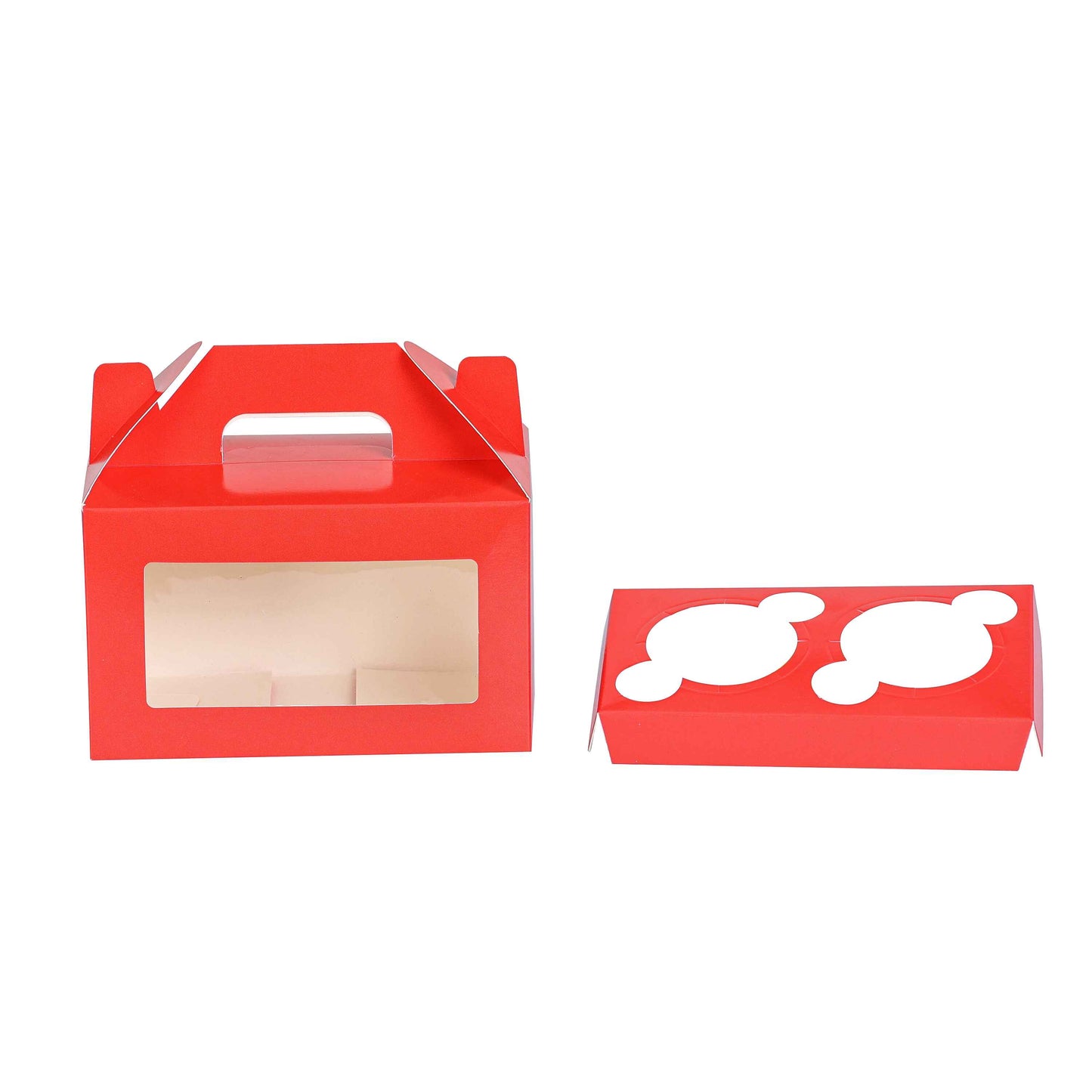 2 CupCake Box - RED