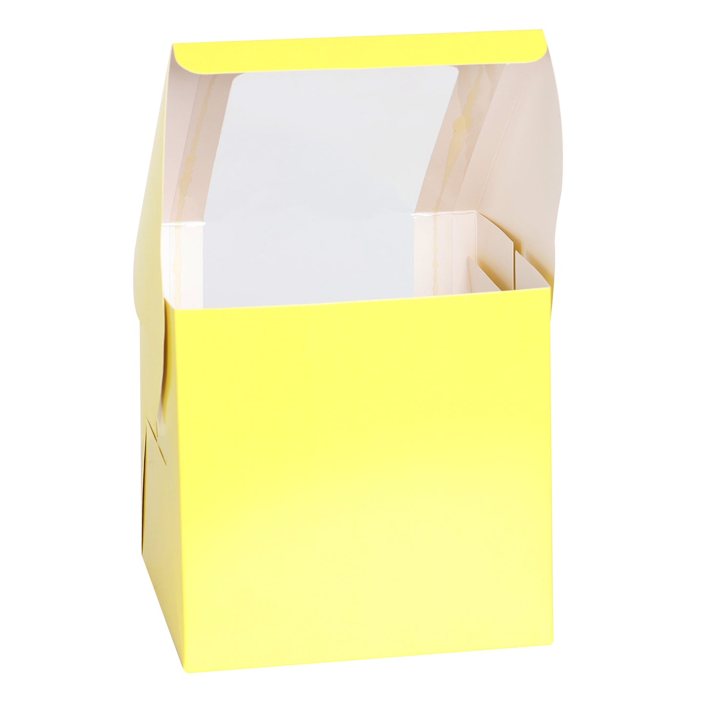 Tall Cake Box 8x8x8 inches- YELLOW