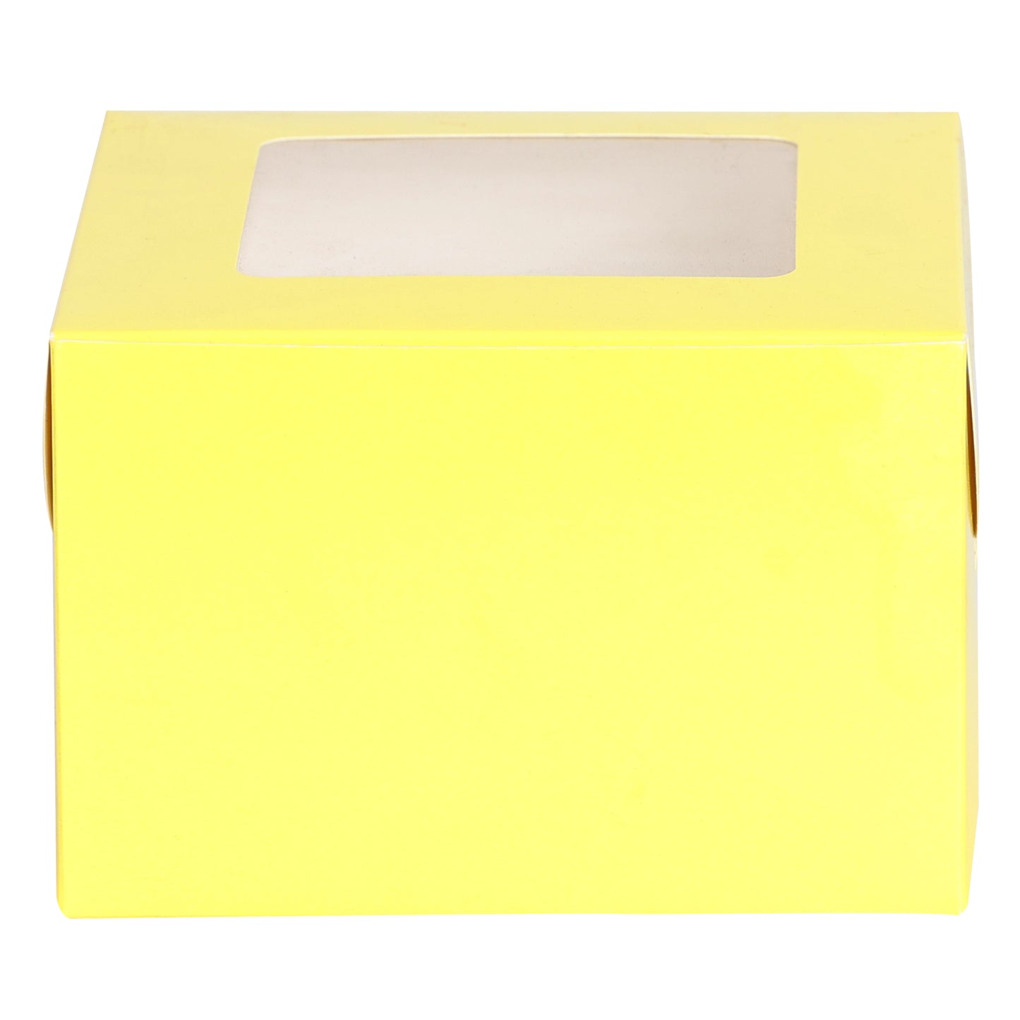 4 CupCake Box - YELLOW