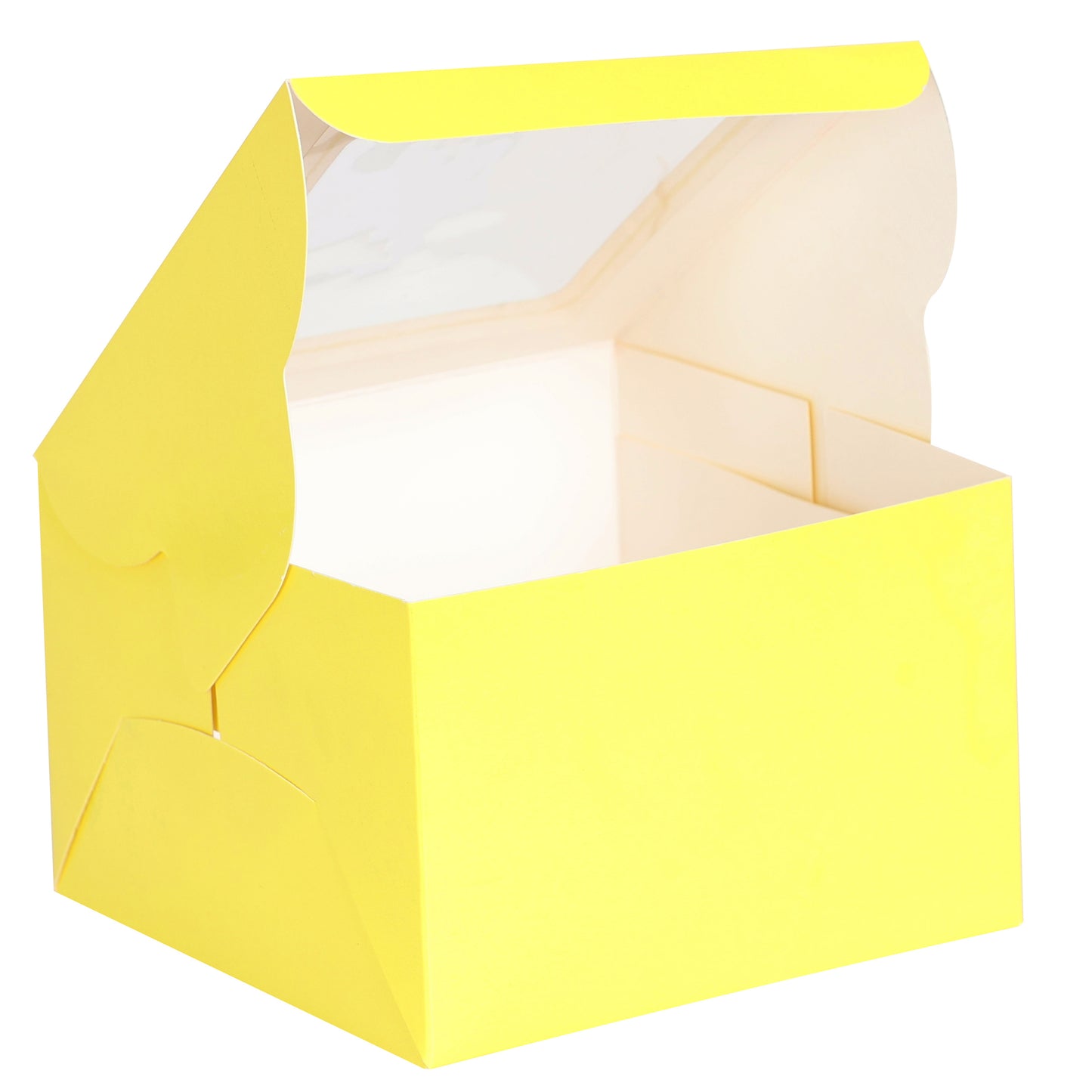 4 CupCake Box - YELLOW