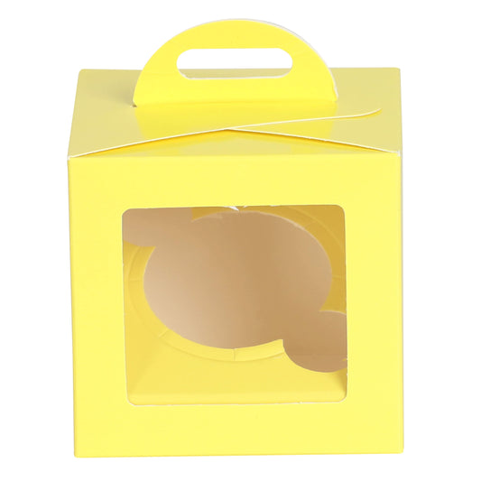 1 CupCake Box - YELLOW