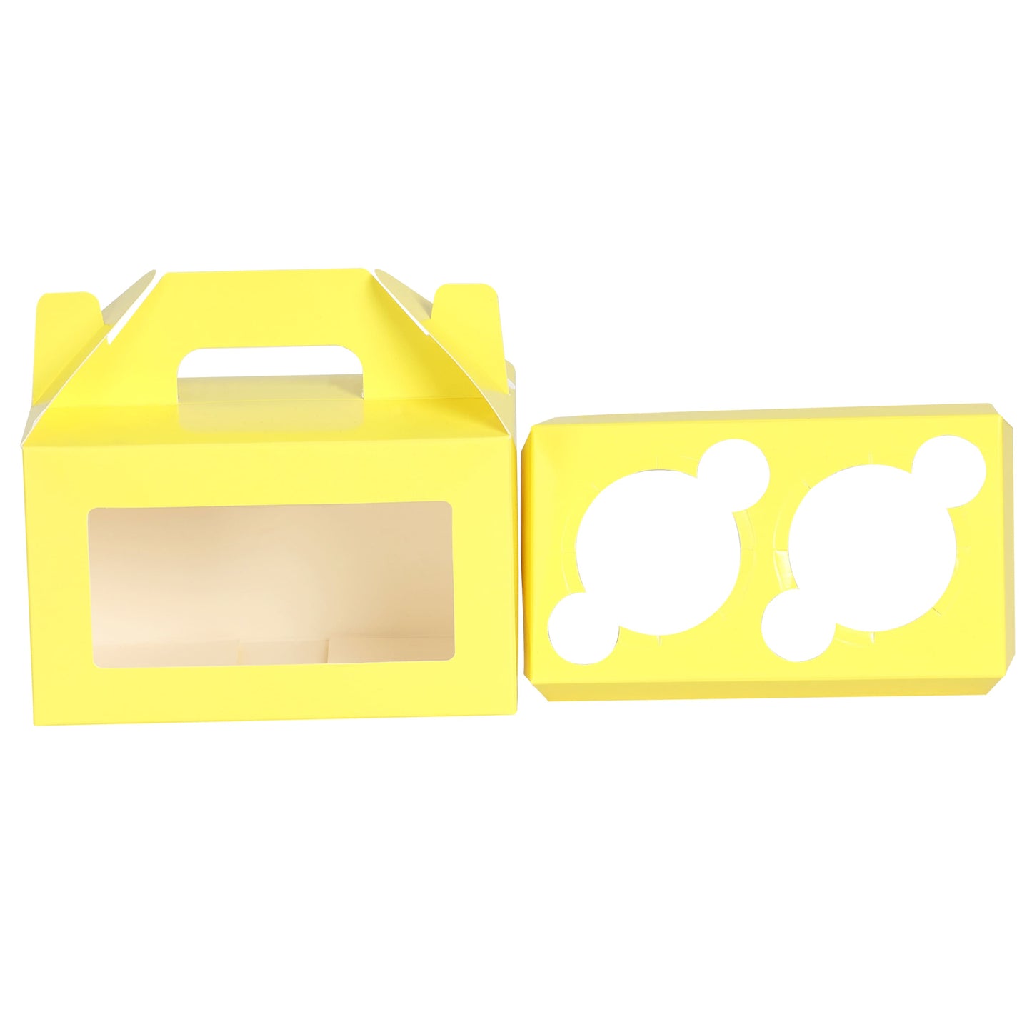 2 CupCake Box - YELLOW