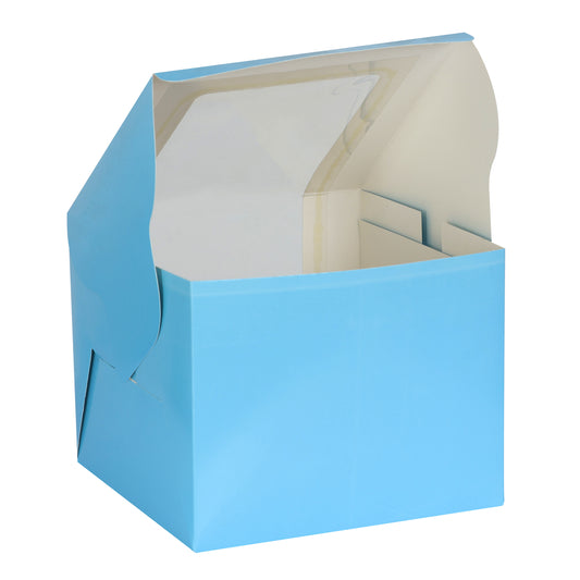 Tall Cake Box 10x10x8 inches- Blue