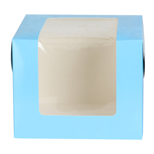 Tall Cake Box 10x10x8 inches- Blue