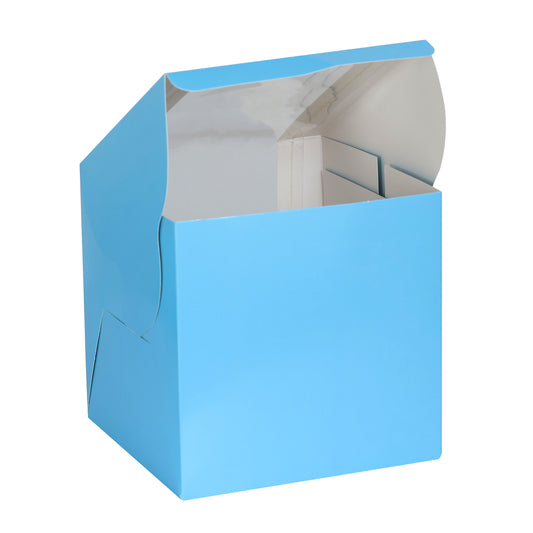 Tall Cake Box 8x8x8 inches- BLUE