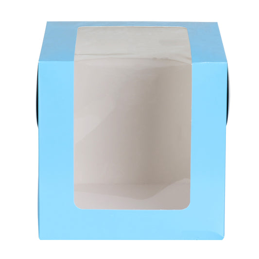 Tall Cake Box 8x8x8 inches- BLUE