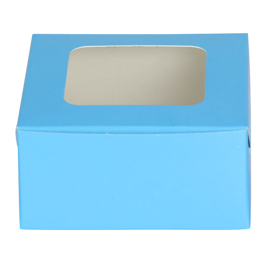 4 CupCake Box - BLUE