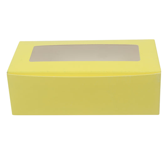 2 Brownie Box - YELLOW (3x6x2 inch)
