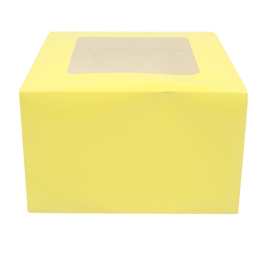 1/2 KG Cake Box - YELLOW