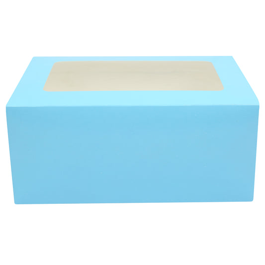 6 CupCake Box - BLUE