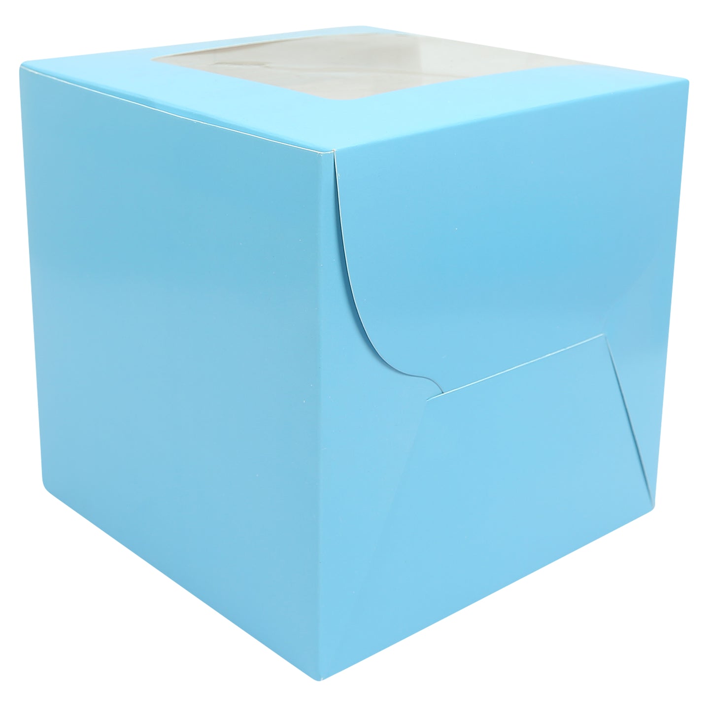 Tall Cake Box 8x8x8 inches- BLUE