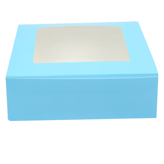 4 Brownie Box - BLUE (6x6x2 inch)