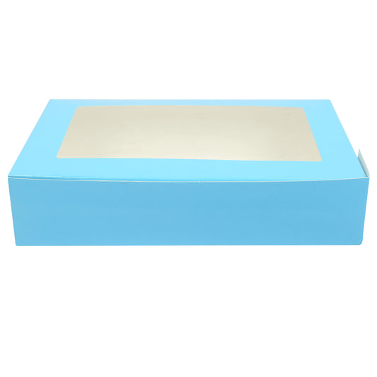 6 Brownie Box - BLUE (6x9x2 inch)