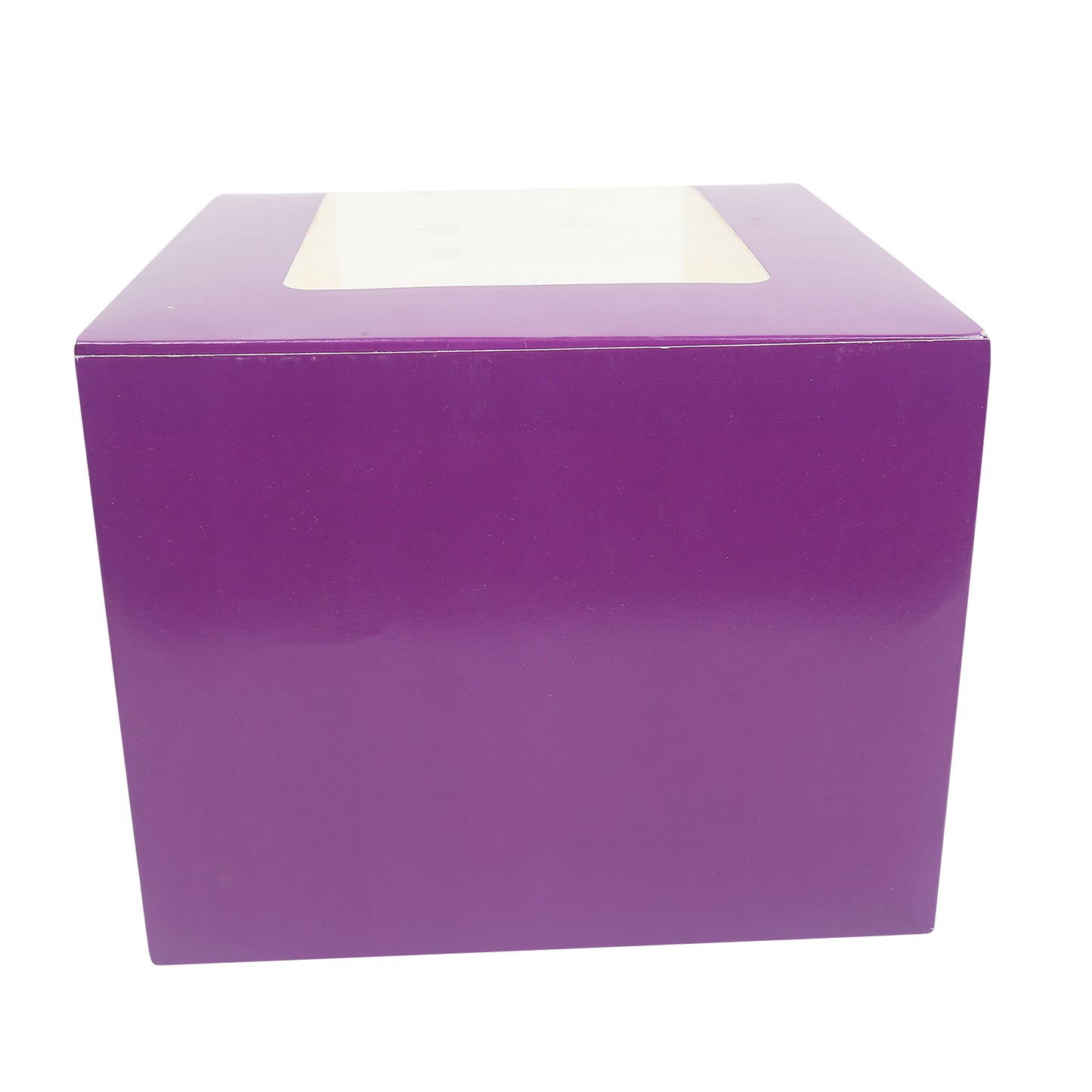 Tall Cake Box 10x10x8 inches- PURPLE