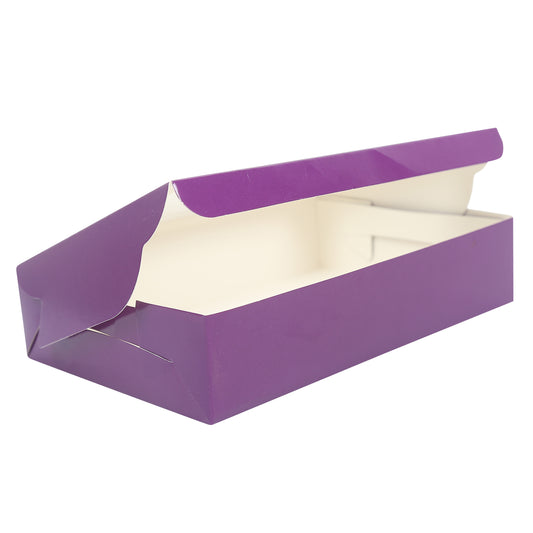 6 Brownie Box - PURPLE
