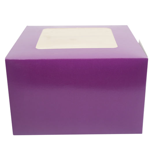 4 CupCake Box - PURPLE