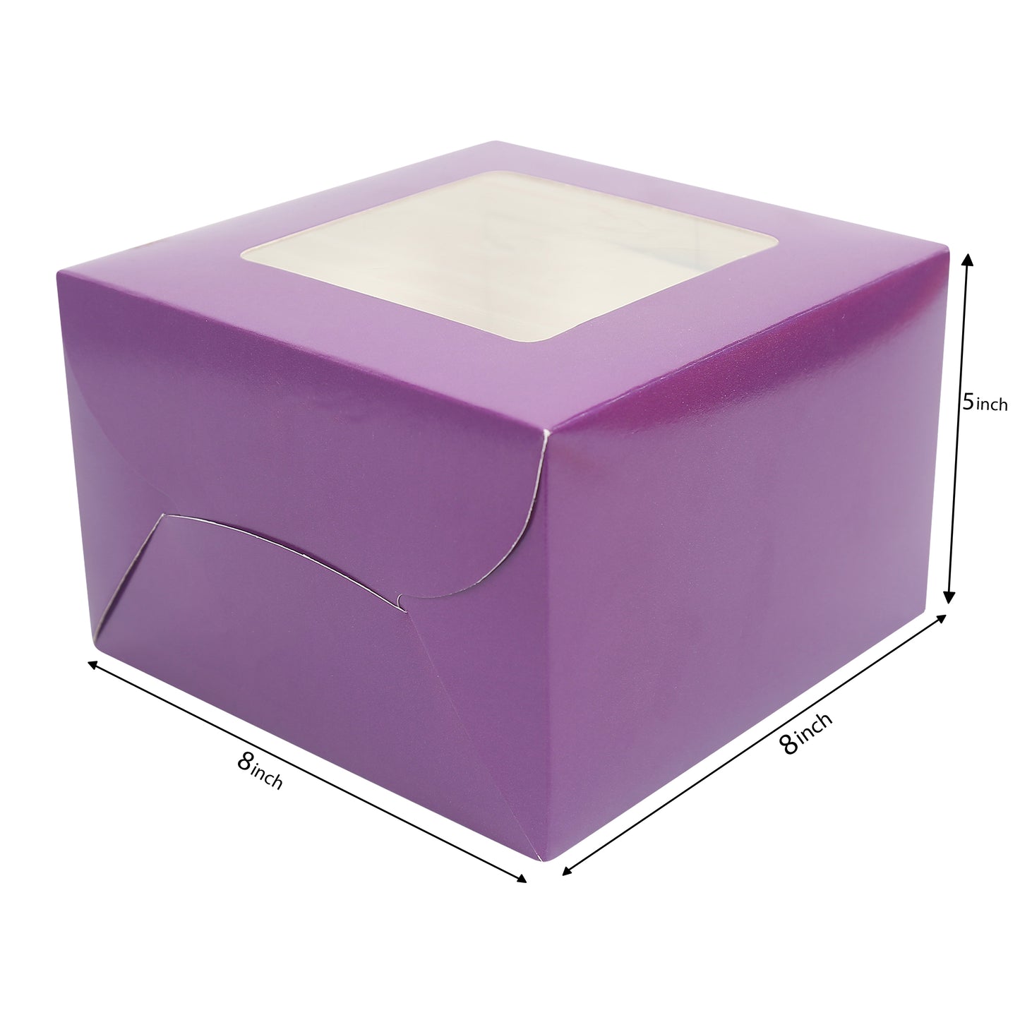 1/2 KG Cake Box - PURPLE