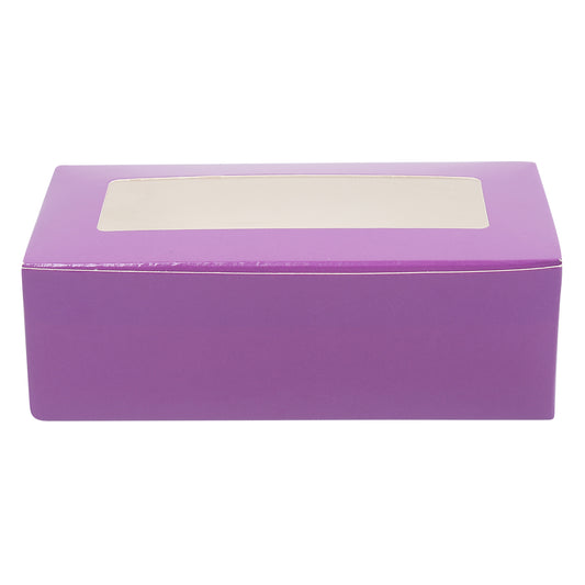 2 Brownie Box - PURPLE (3x6x2 inch)