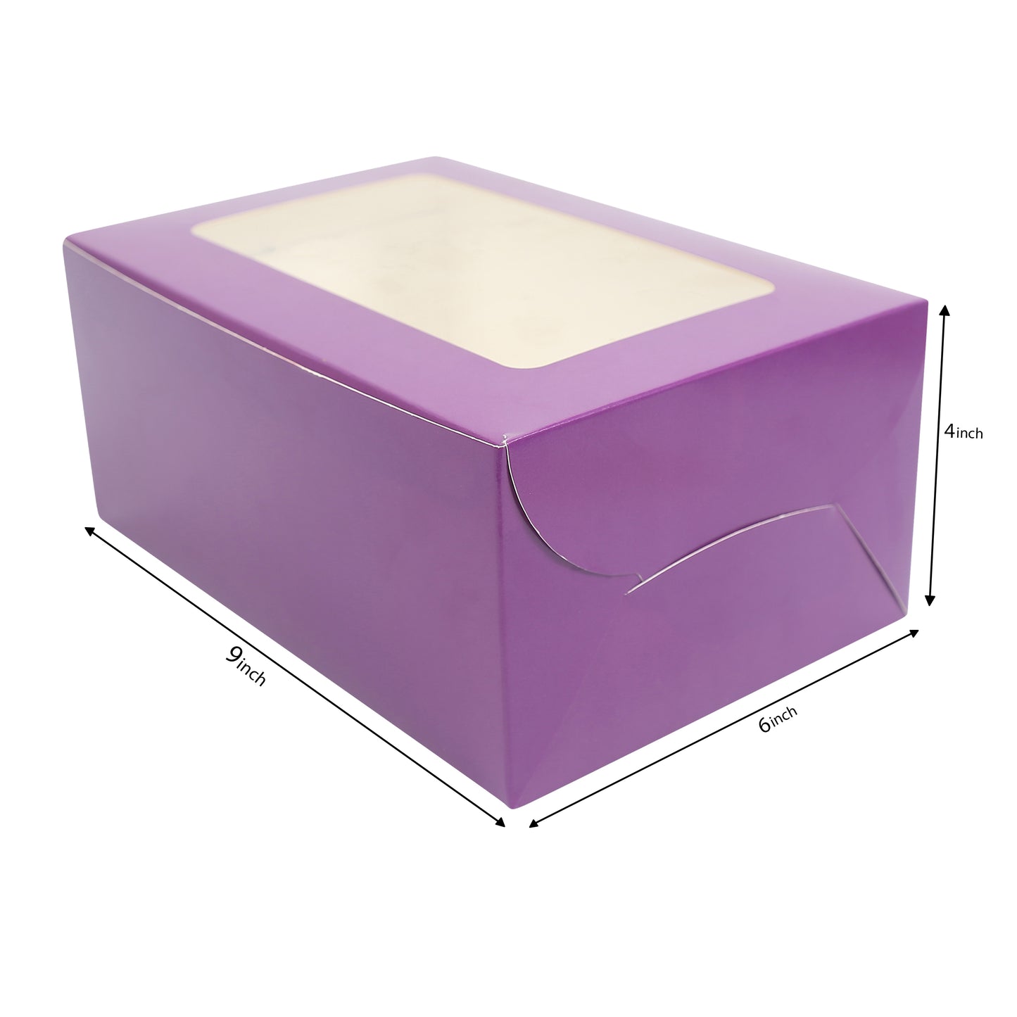 6 CupCake Box - PURPLE