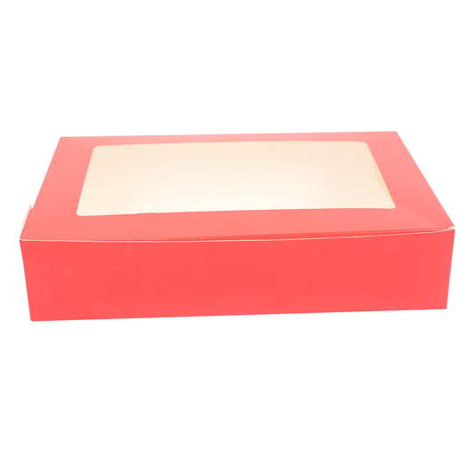 6 Brownie Box - RED (6x9x2 inch)