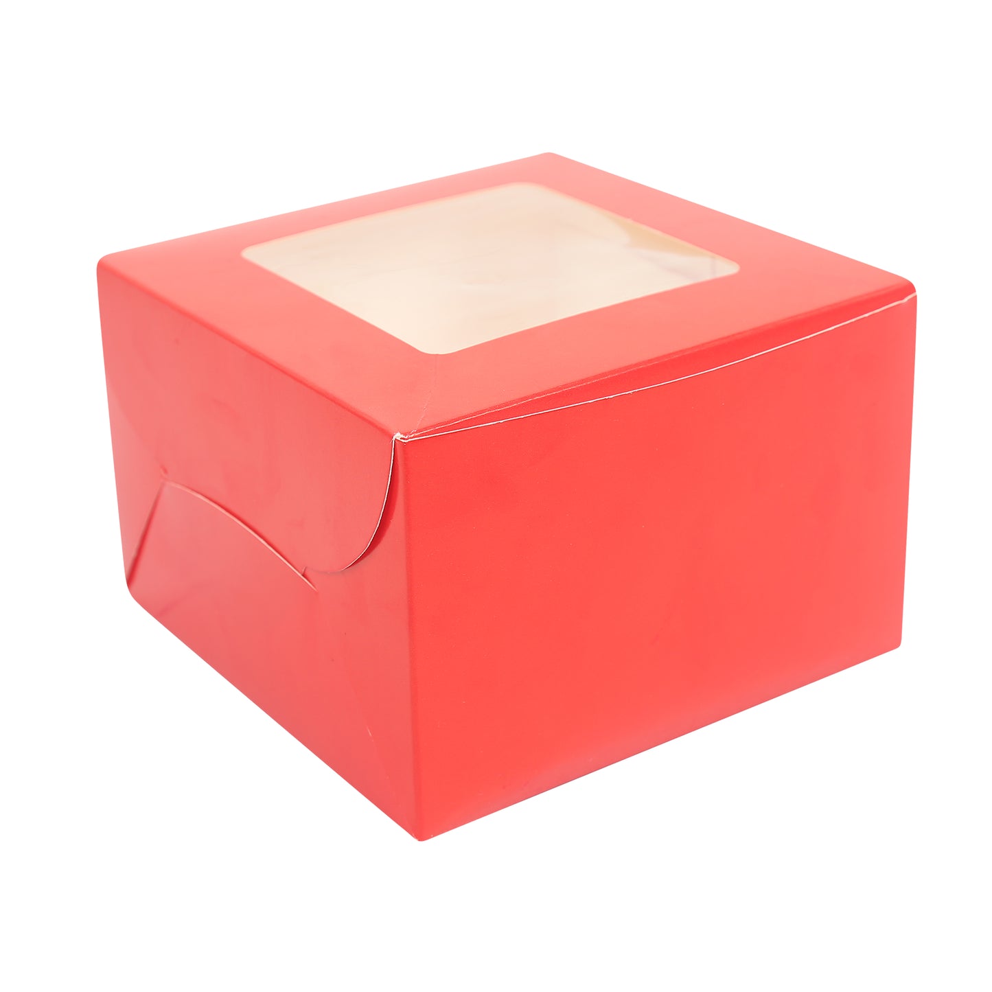 4 CupCake Box - RED