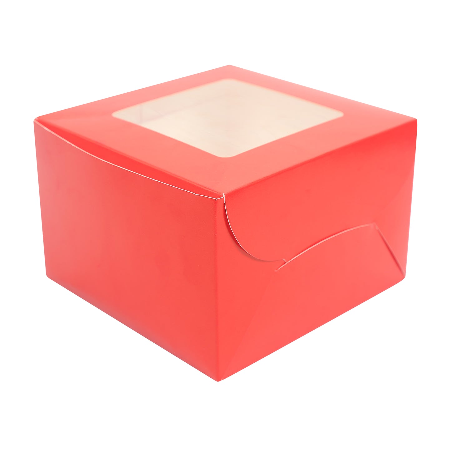 4 CupCake Box - RED