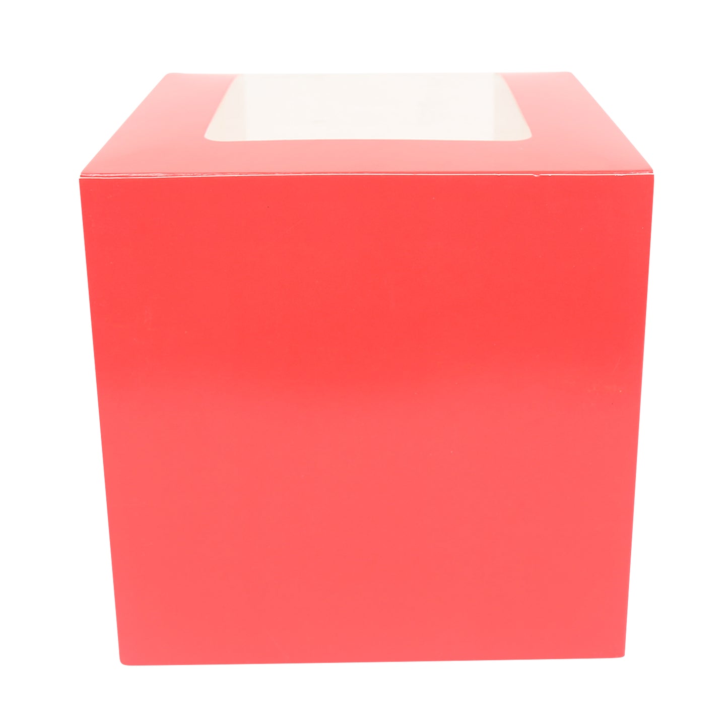 Tall Cake Box 8x8x8 inches- RED