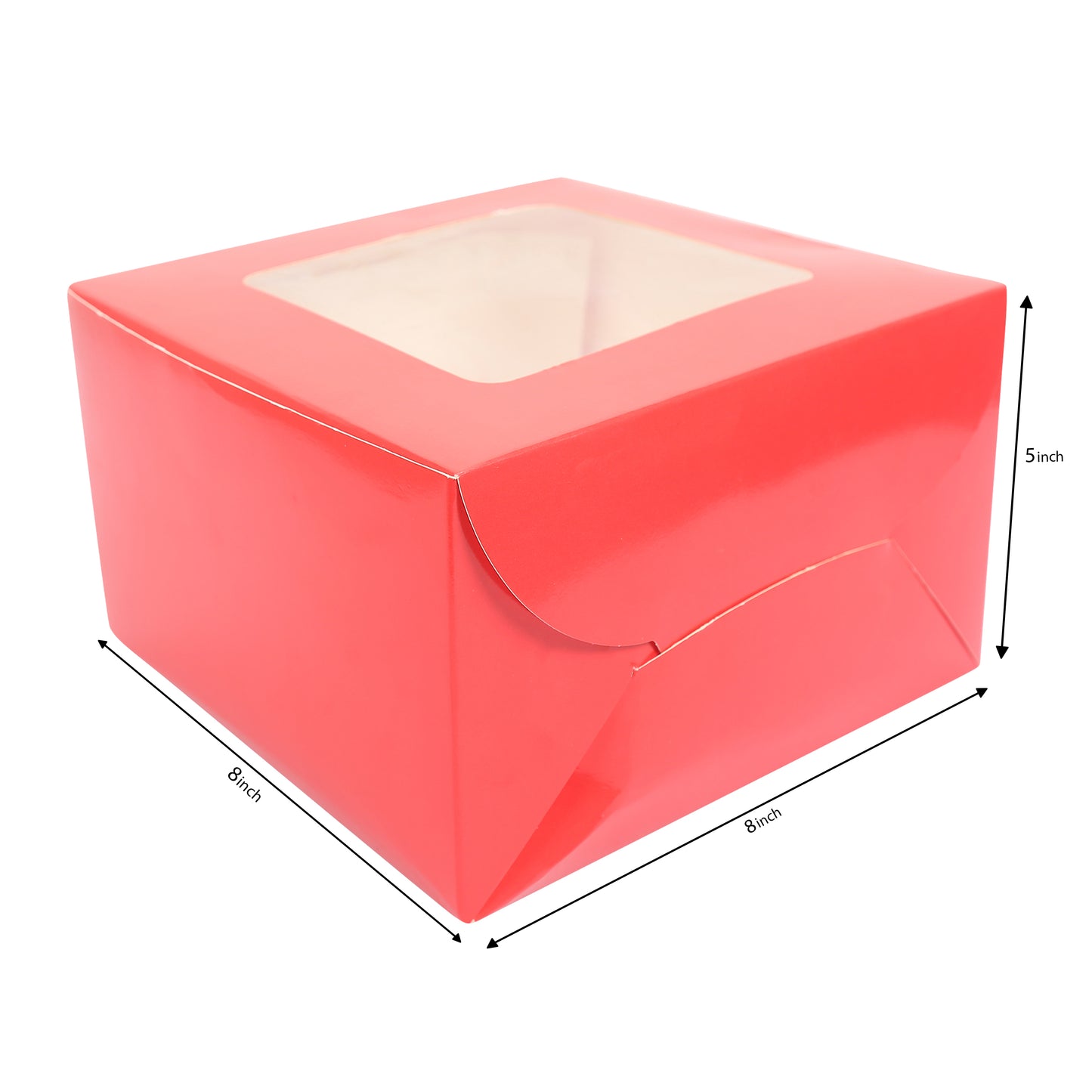 1/2 KG Cake Box - RED