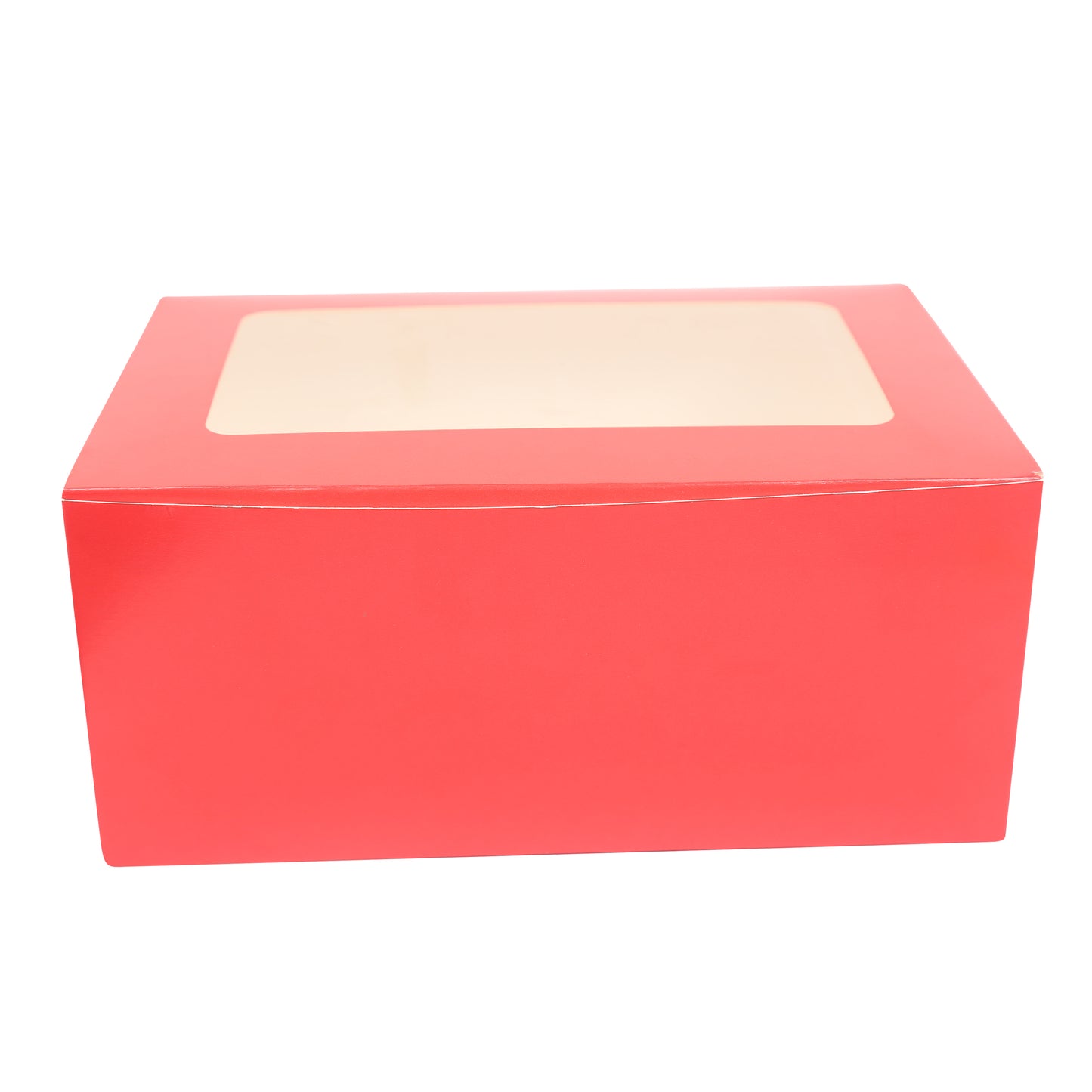 6 CupCake Box - RED