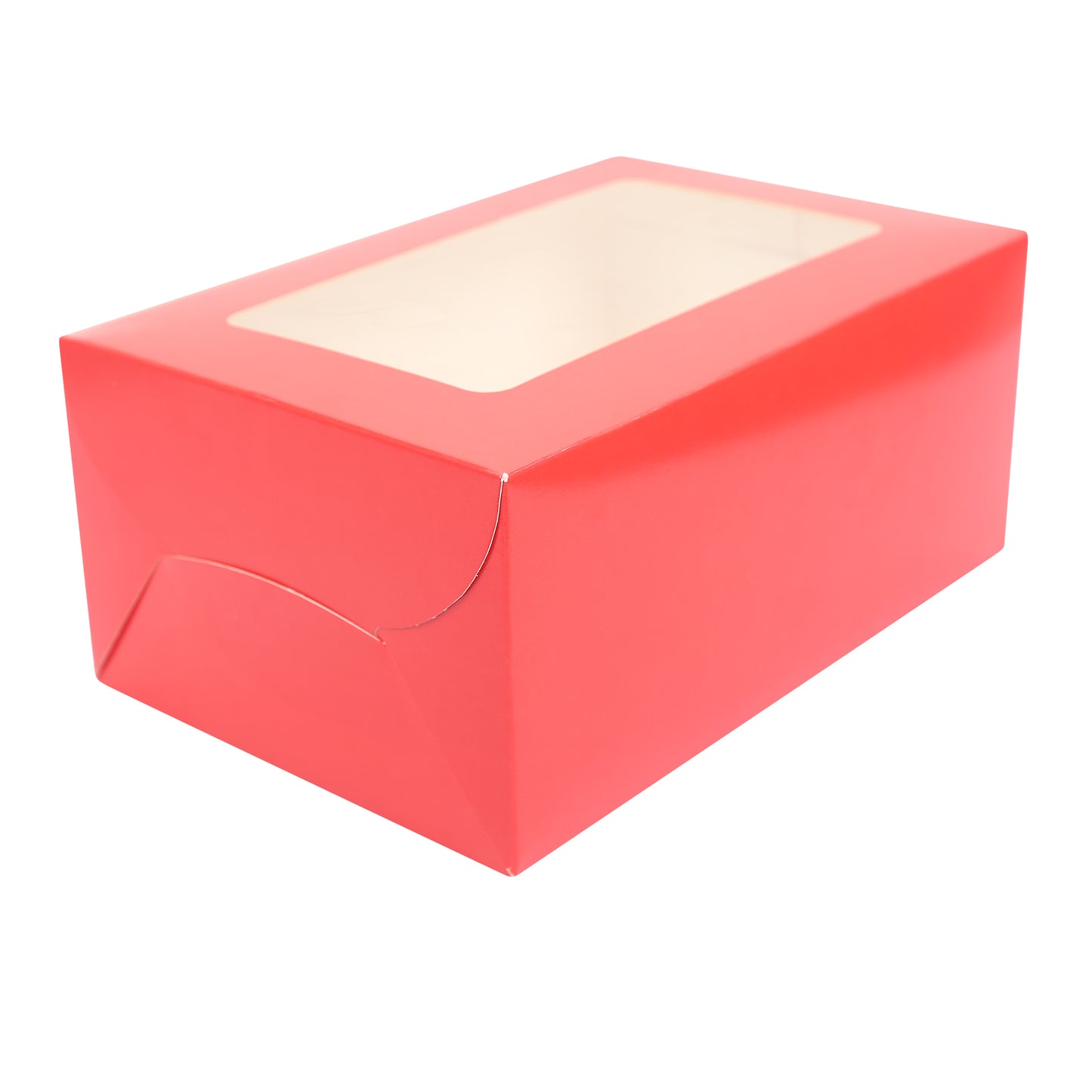 6 CupCake Box - RED