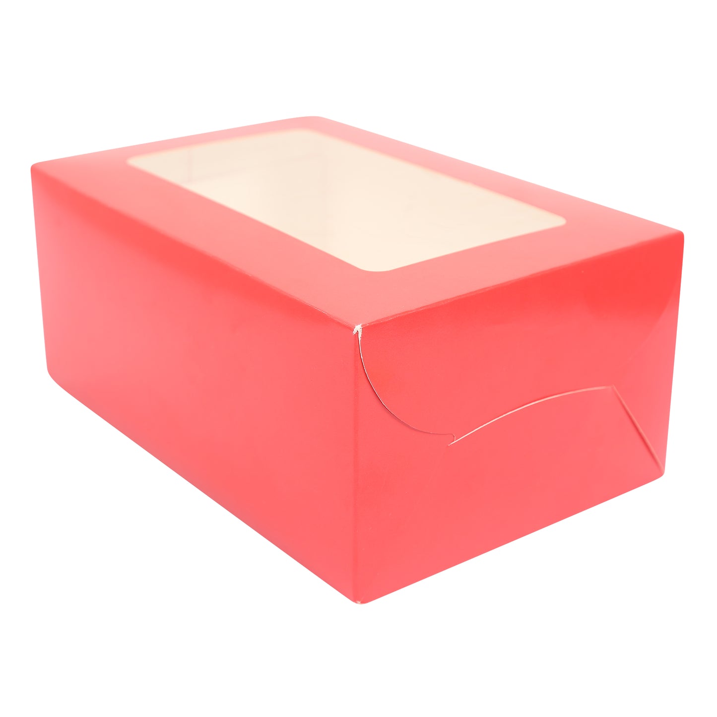 6 CupCake Box - RED