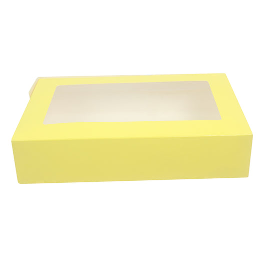 6 Brownie Box - YELLOW (6x9x2 inch)