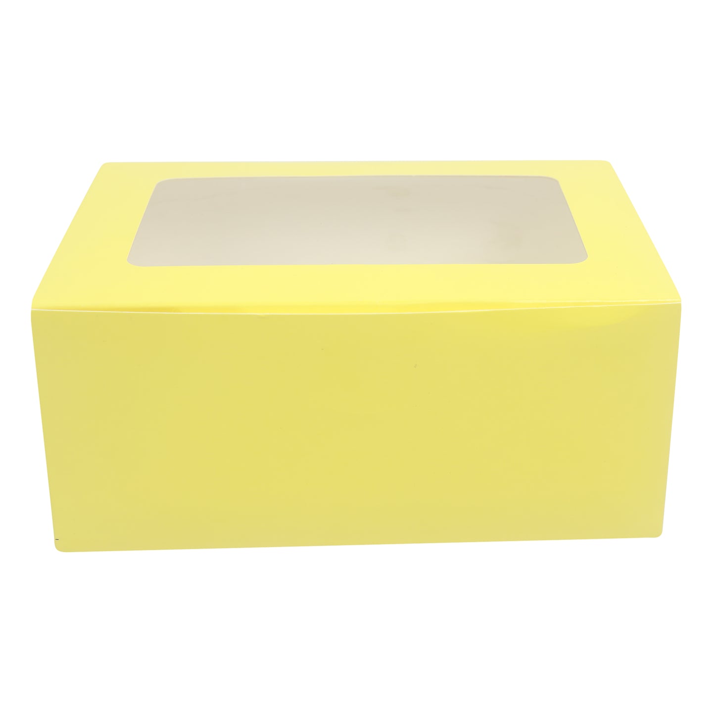 6 CupCake Box - YELLOW