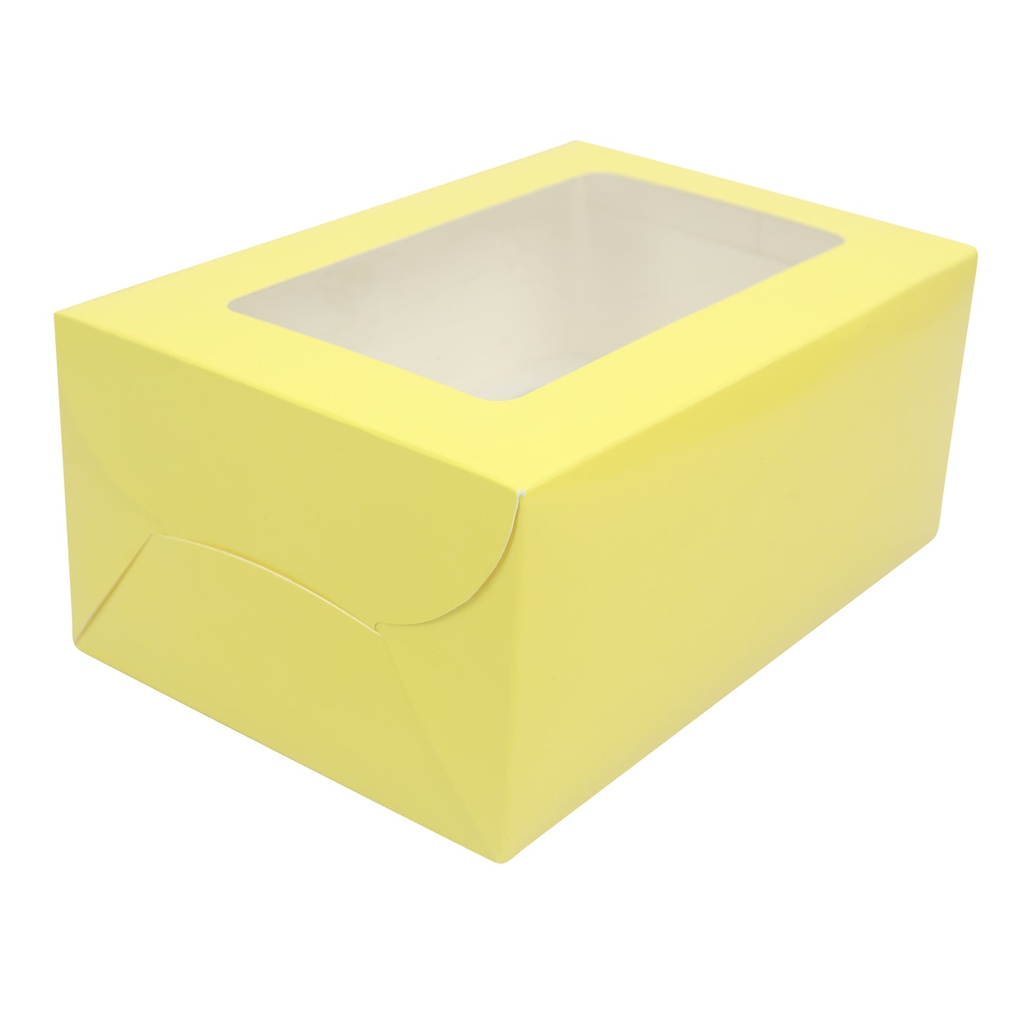 6 CupCake Box - YELLOW
