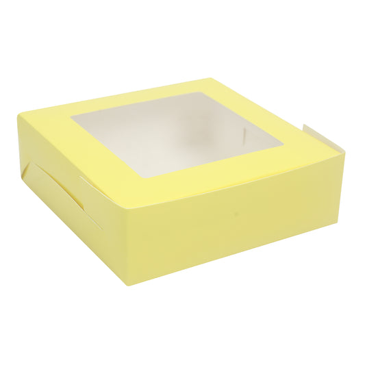 4 Brownie Box - YELLOW