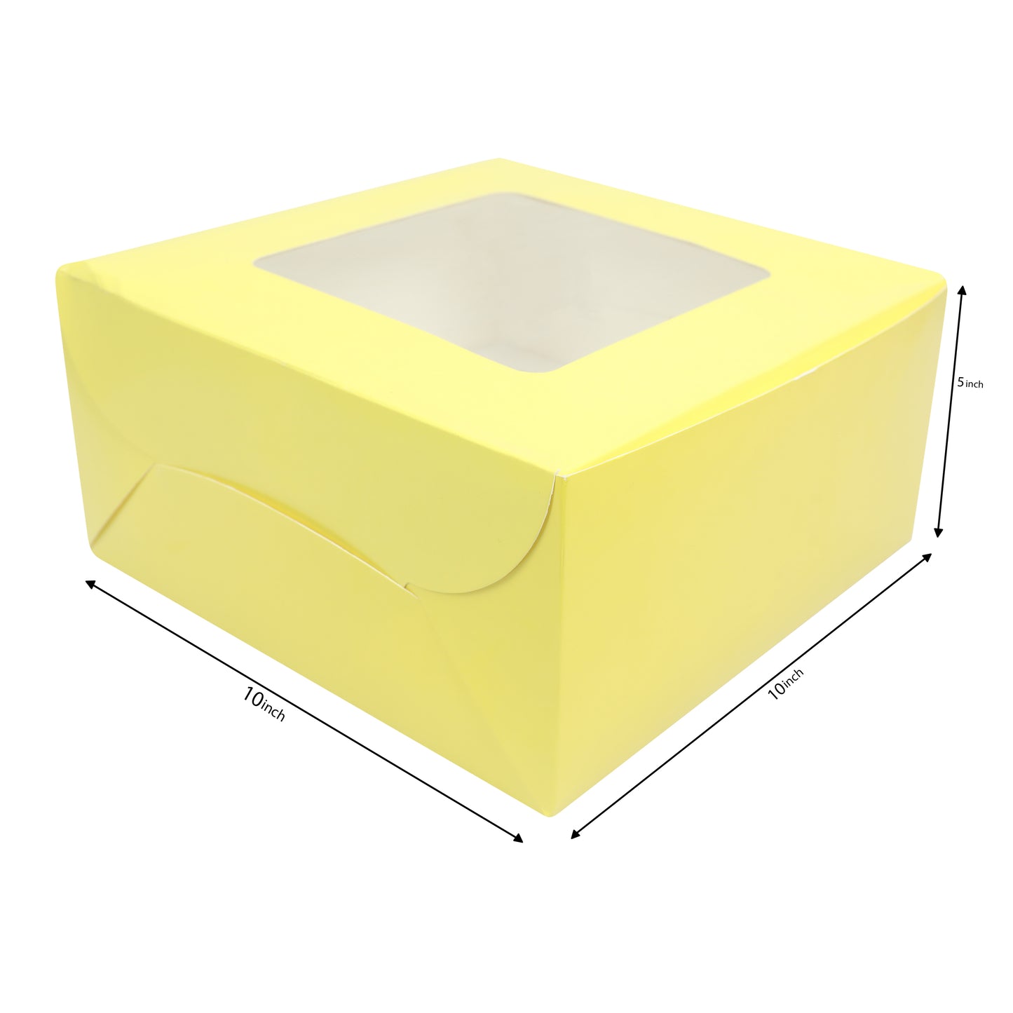 1 KG Cake Box - YELLOW