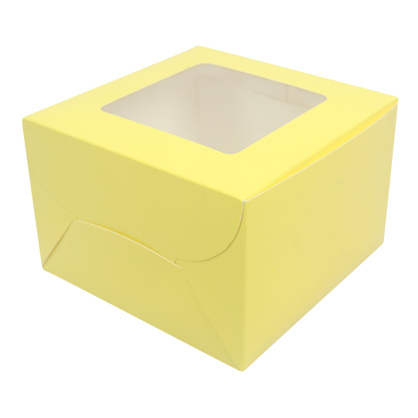 4 CupCake Box - YELLOW