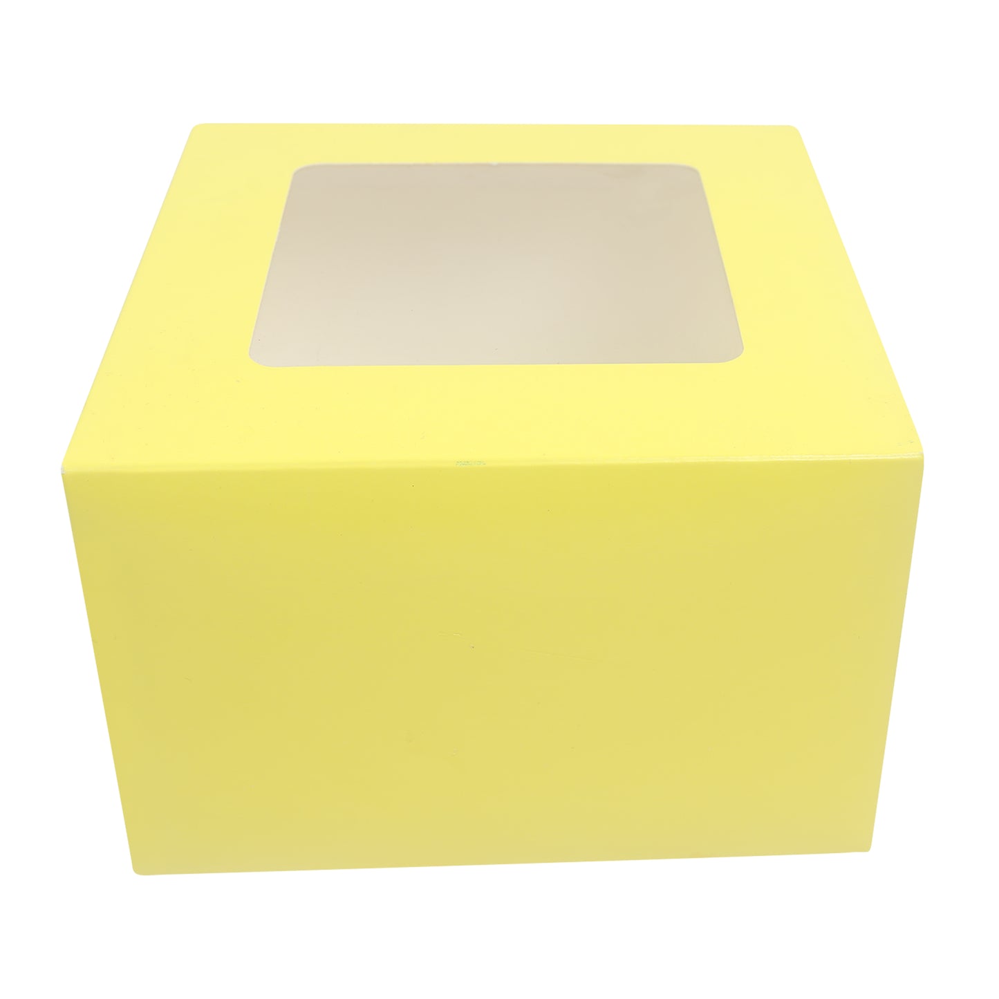 4 CupCake Box - YELLOW