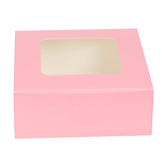 4 Brownie Box - PINK (6x6x2 inch)
