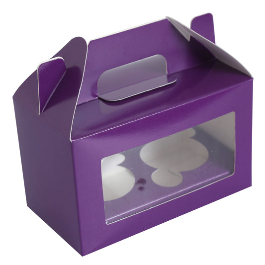 2 CupCake Box - PURPLE