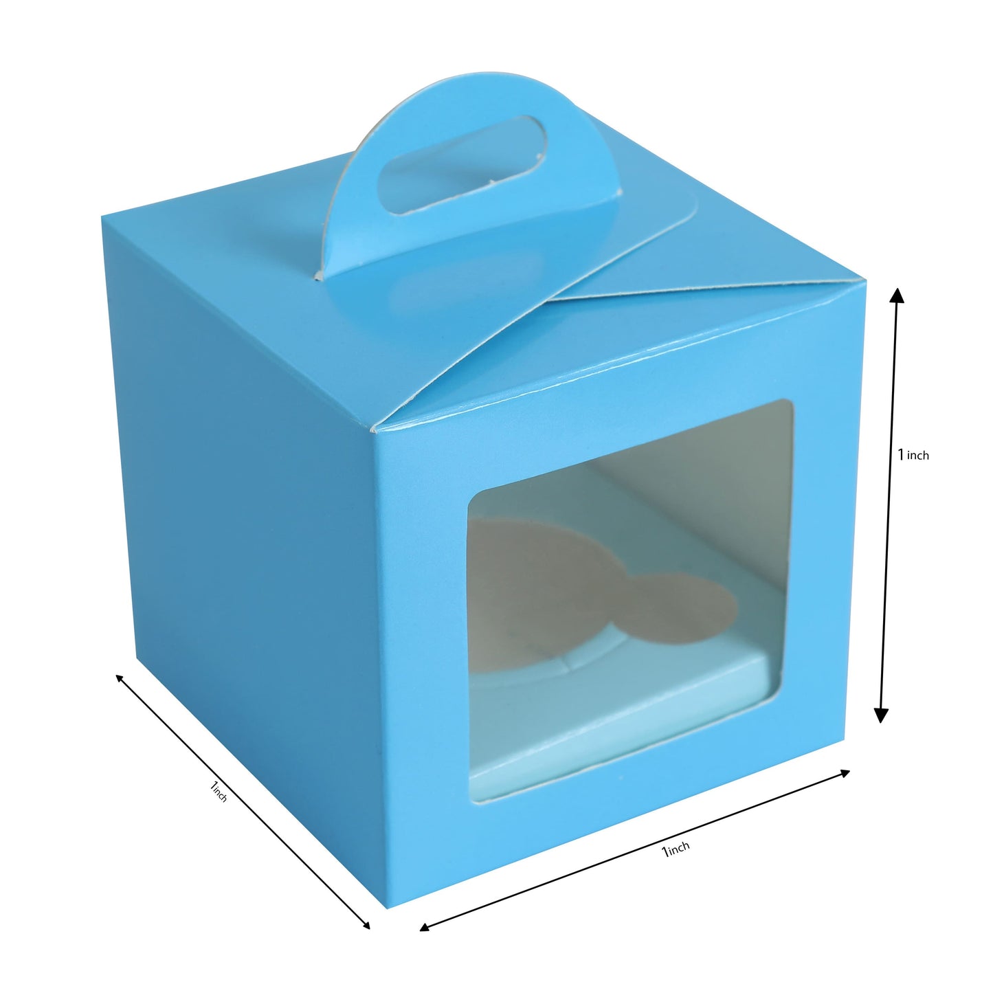 1 CupCake Box - BLUE