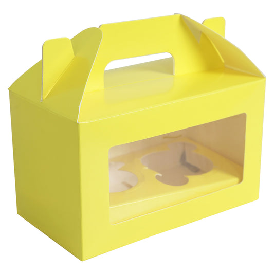 2 CupCake Box - YELLOW